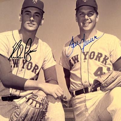 Nolan Ryan / Tom Seaver signed photo