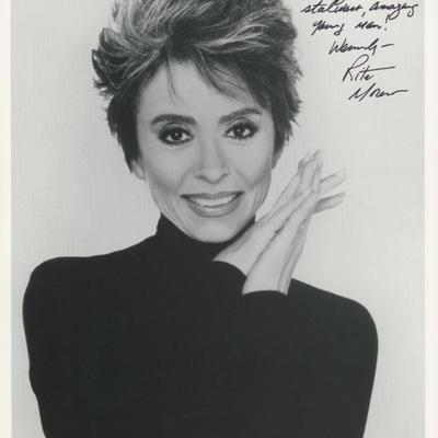 Rita Moreno signed photo