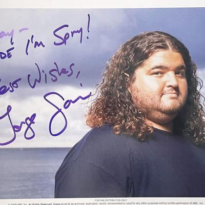 Hawaii 5-0 actor Jorge Garcia signed photo