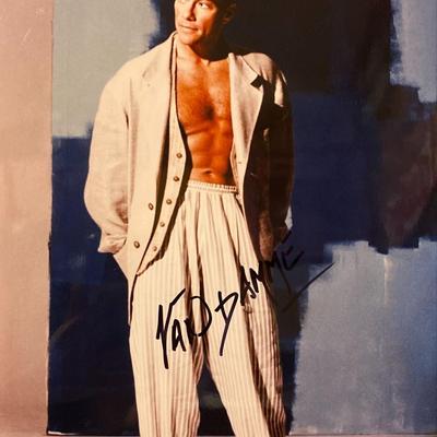 Jean-Claude Van Damme signed photo