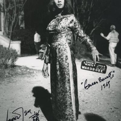 The Green Berets Irene Tsu signed movie photo