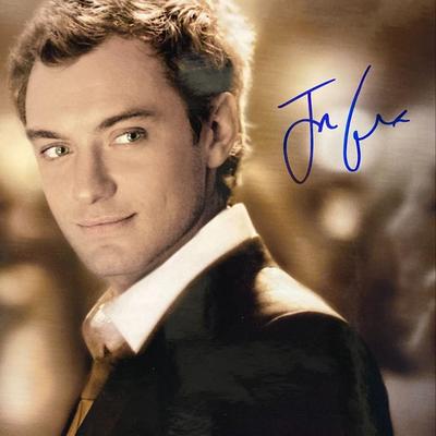 Jude Law signed movie photo