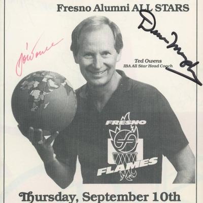 IBA promo ad signed by Dennis Murphy and Ted Owen




