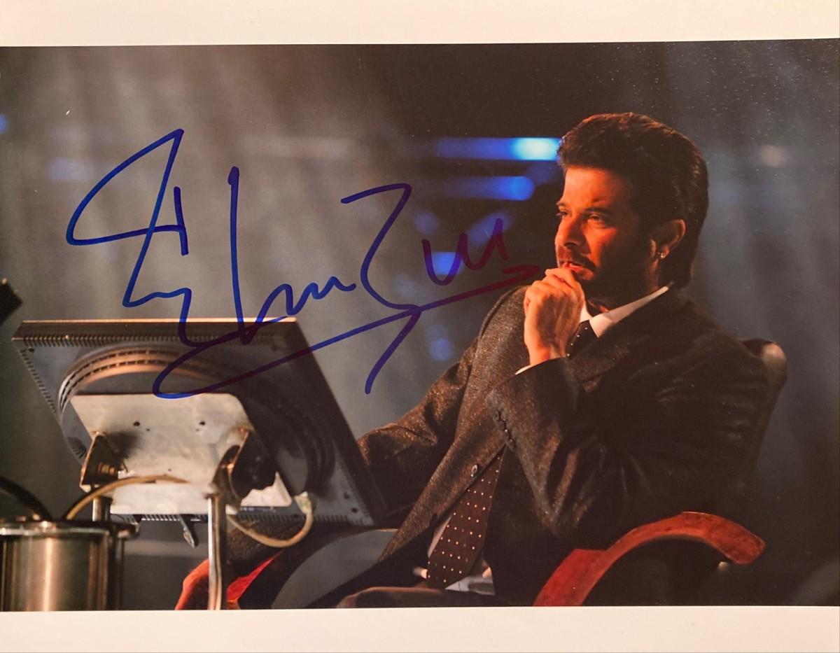 Slumdog Millionaire Anil Kapoor signed movie photo EstateSales org