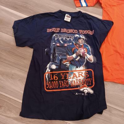 JOHN ELWAY JERSEY AND T-SHIRT SIZE MEDIUM