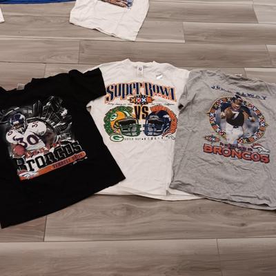 DENVER BRONCOS T-SHIRTS SIZE L