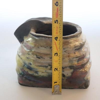 Earth-toned pottery