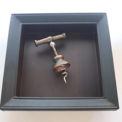 Home decor Corkscrew in shadow box