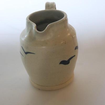 Pottery Pitcher w/ birds