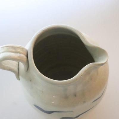 Pottery Pitcher w/ birds
