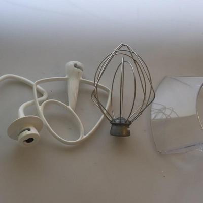 Black Hamilton Beach Eclectrics mixer w/ accessories.