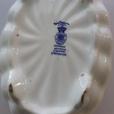 ROYAL DOULTON ATHOL SERVING BOWL BLUE FLOWERS SCROLLS 