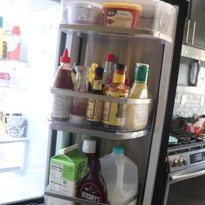 GE Profile 27.9 cu. ft. Smart 4-Door French Door Refrigerator with Door-in-Door in Fingerprint Resistant Stainless Steel (Less than a yr...