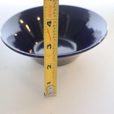 Lot of blue bowls (4 in total)