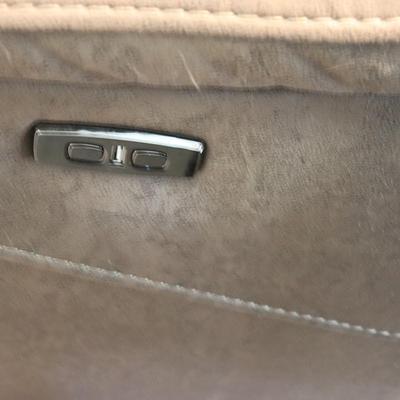 Sectional 3 piece with 6 seater reclining couch. Brown in color.