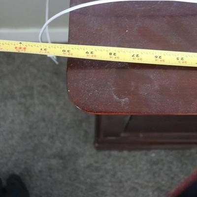 Mahogany night stand two drawers