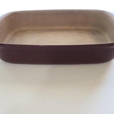 Pampered Chef Stoneware casserole dish