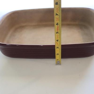 Pampered Chef Stoneware casserole dish
