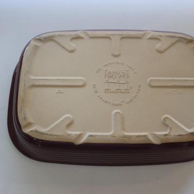 Pampered Chef Stoneware casserole dish