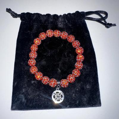 Rustic Cuff red Bracelet