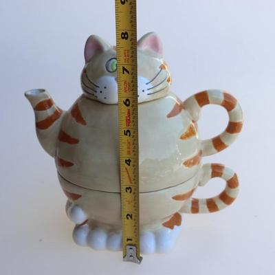 CRAZY CAT BELLA CASA BY GANZ TEA FOR ONE