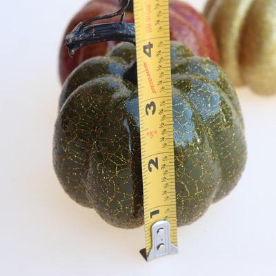 Lot of 6 fall pumpkins