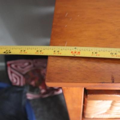 Wicker basket stroage unit