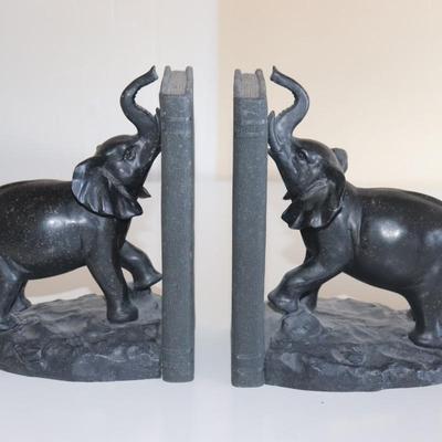 Elephant Bookends