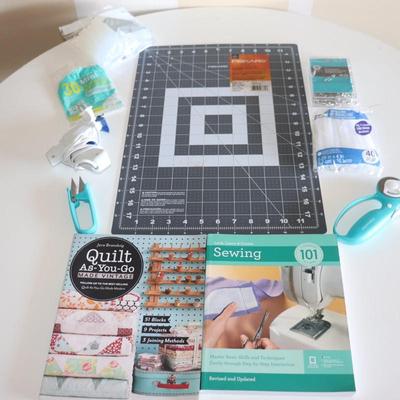 Sewing books, mats and accessories