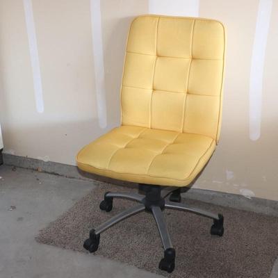 Yellow Armless Chair