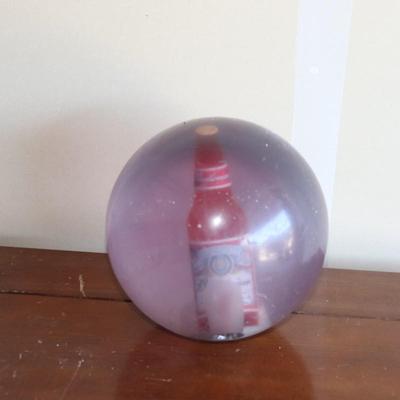 Ebonite Budweiser Beer Bottle 