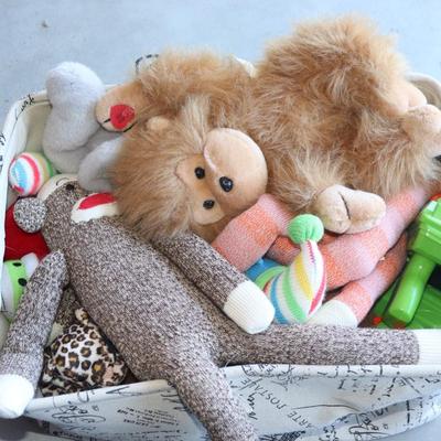 Lot of stuffed animals