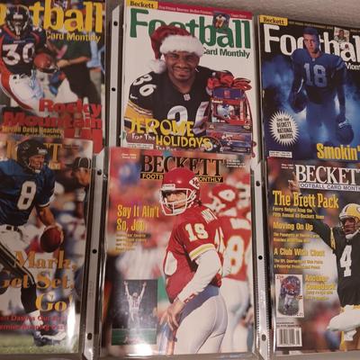 FOOTBALL MAGAZINES IN PROTECTIVE SLEEVES
