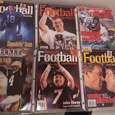 FOOTBALL MAGAZINES IN PROTECTIVE SLEEVES