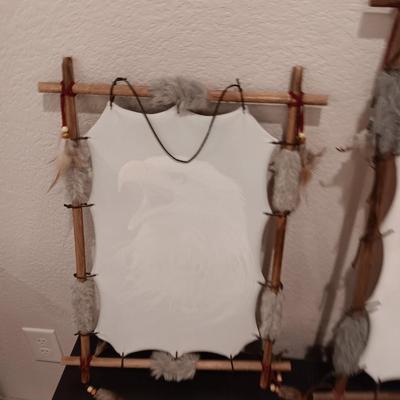 2 NATIVE AMERICAN THEMED PICTURES