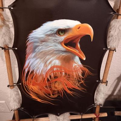 2 NATIVE AMERICAN THEMED PICTURES