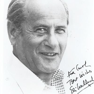 Eli Wallach signed photo