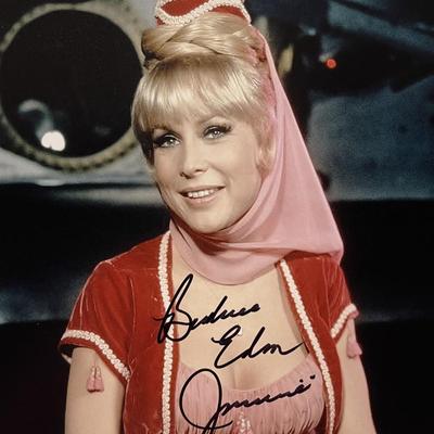 I Dream of Jeanie Barbara Eden signed photo