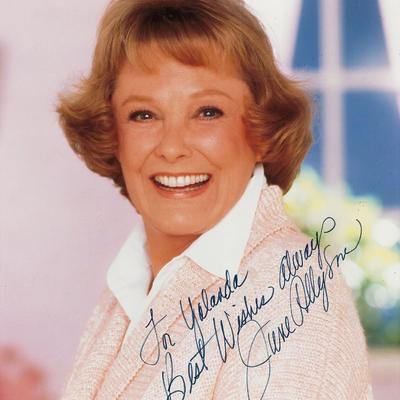 Two Girls and a Sailor June Allyson signed photo
