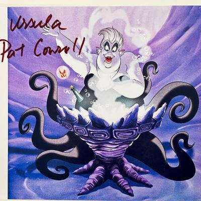 The Little Mermaid Ursula Pat Carroll signed movie photo