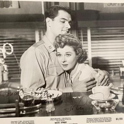 Back Street John Gavin signed movie photo