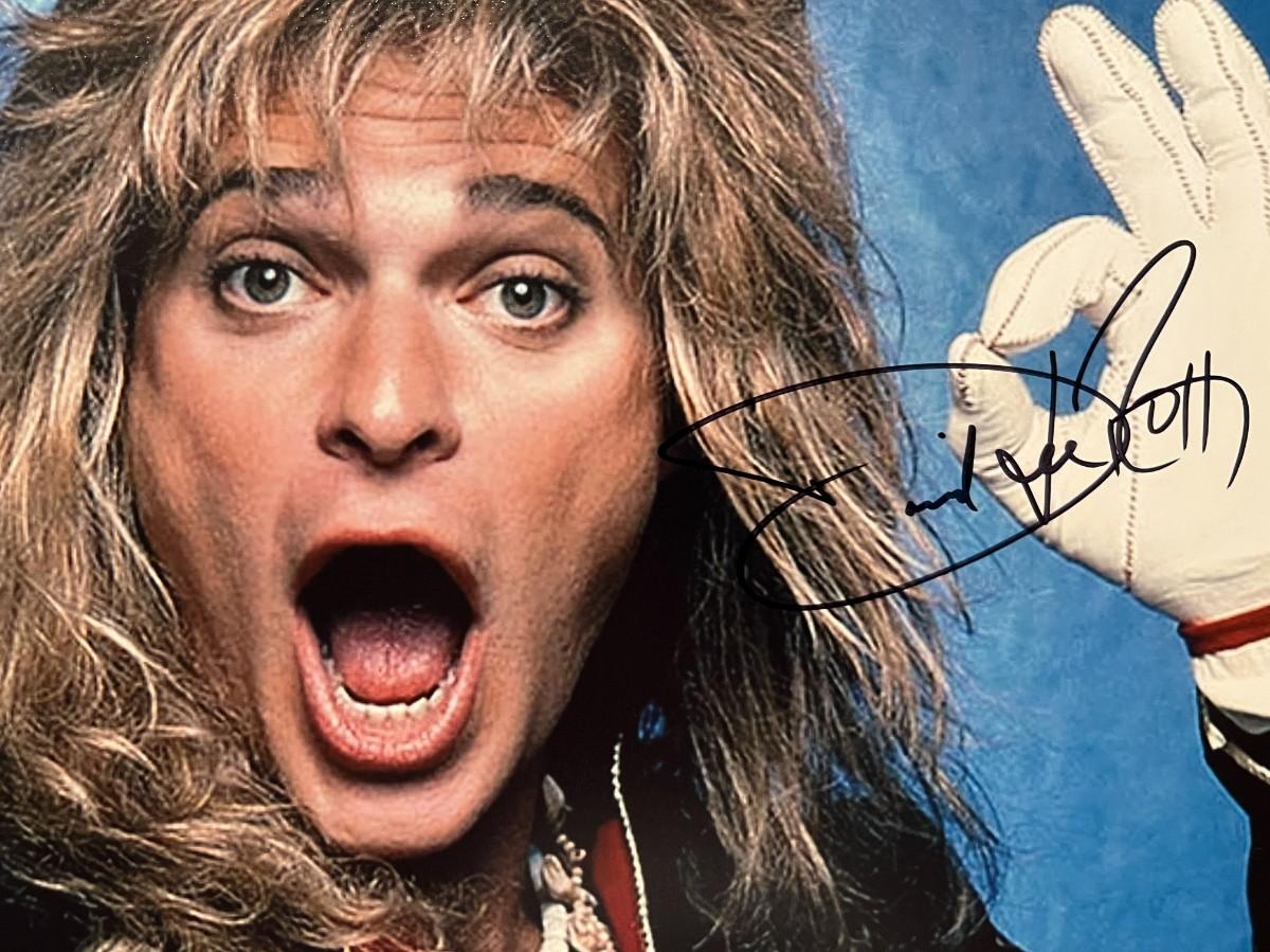 Van Halen David Lee Roth signed photo | EstateSales.org
