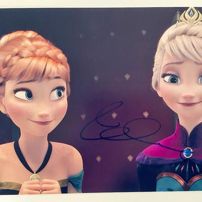 Frozen Idina Menzel signed movie photo