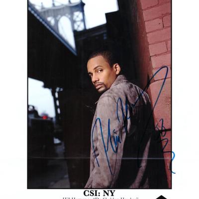 CSI:NY Hill Harper signed photo