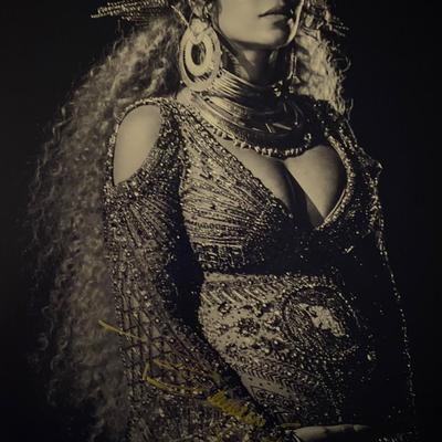 Beyoncé signed photo
