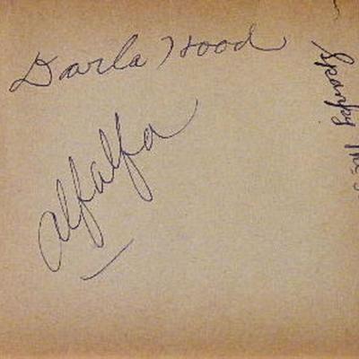 The Little Rascals signature slip 
