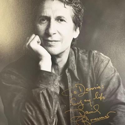Comedian David Brenner signed photo