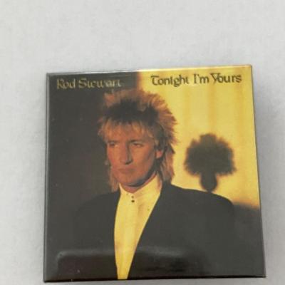 Rod Stewart Tonight I'm Yours vintage tour pin