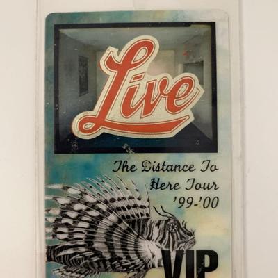 Live The Distance to Here Tour '99-'00 VIP Pass