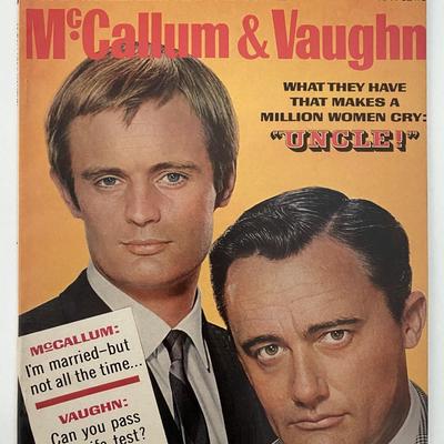 David McCallum Signed McCallum and Vaughn Magazine. 